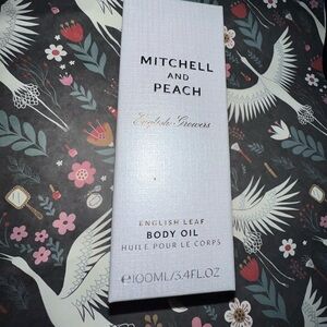 Mitchell & Peach English Growers English Leaf Body Oil - Cream 100ml/3.4 Fl Oz